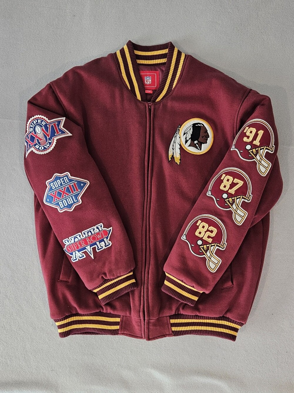 Vintage G-III Washington Redskins Super Bowl Champions Jacket Men’s XL NFL -RARE